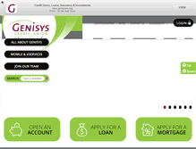Tablet Screenshot of genisyscu.org